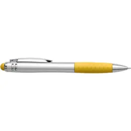 Logo Light Up Ballpoint Pen Yellow